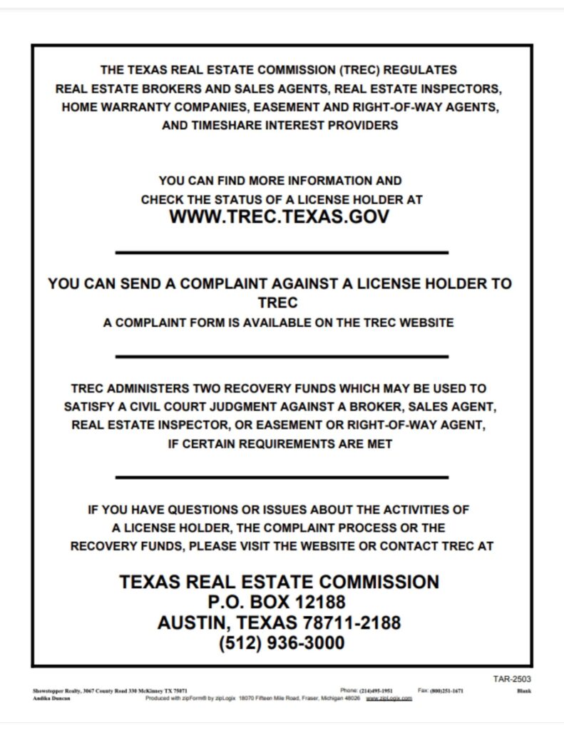 Consumer Protection Notice